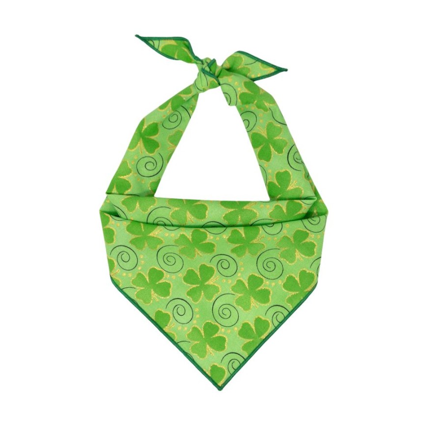 Collars, Leads & Accessories Paisley Paw Designs | St Patrick'S Day Bandana | St Paddy | Shamrock Bandana