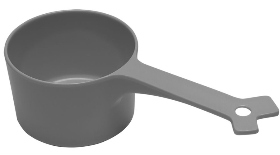 Bowls & Feeding Supplies Messy Mutts™ | Messy Mutts Melamine Dog Food Scoop Grey 1 Cup