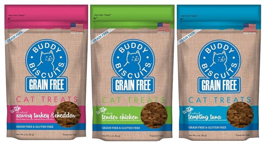 For Cats & Other Critters Buddy Biscuits® | Buddy Biscuits Grain Free For Cats 3 Oz