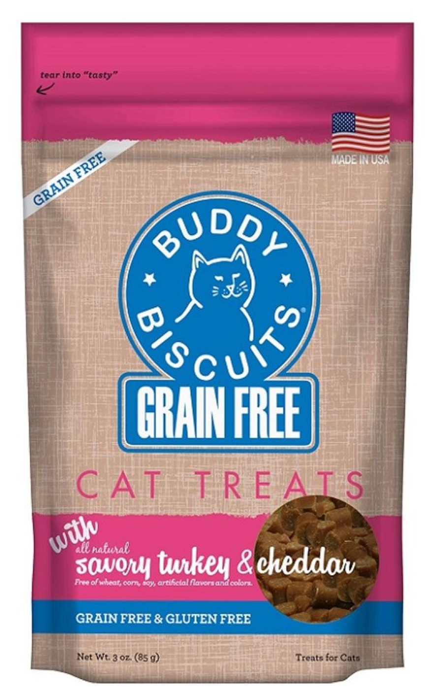 For Cats & Other Critters Buddy Biscuits® | Buddy Biscuits Grain Free For Cats 3 Oz