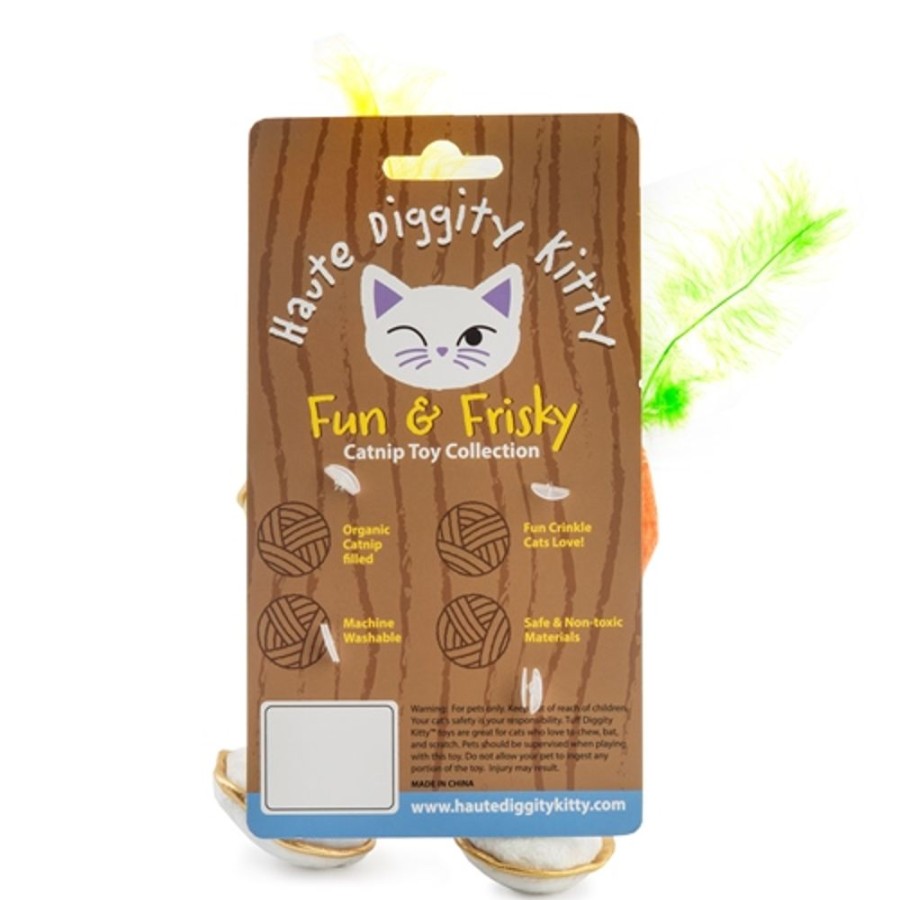 Toys & Playthings Haute Diggity Dog | Kitty Cocktails (2 Cocktails) Organic Catnip Toys By Haute Diggity Dog + Kitty