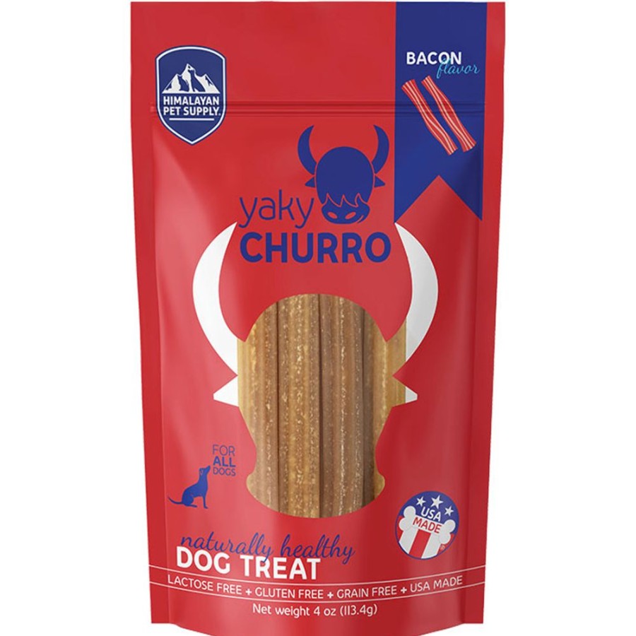 Treats Himalayan Dog Chews | Himalayan Dog Yaky Churro Bacon 4Oz