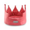 Beds, Crates, Etc. Nandog Pet Gear | Crown Bed Micro Plush Pink