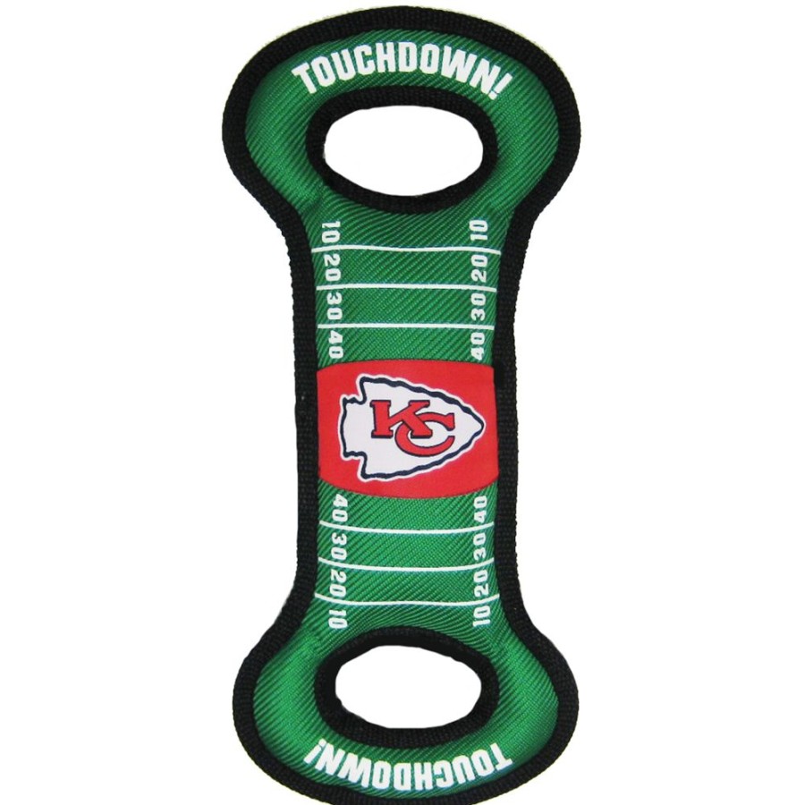 Pet Apparel Pets First, Inc. | Kansas City Chiefs Field Tug Toy By Pets First