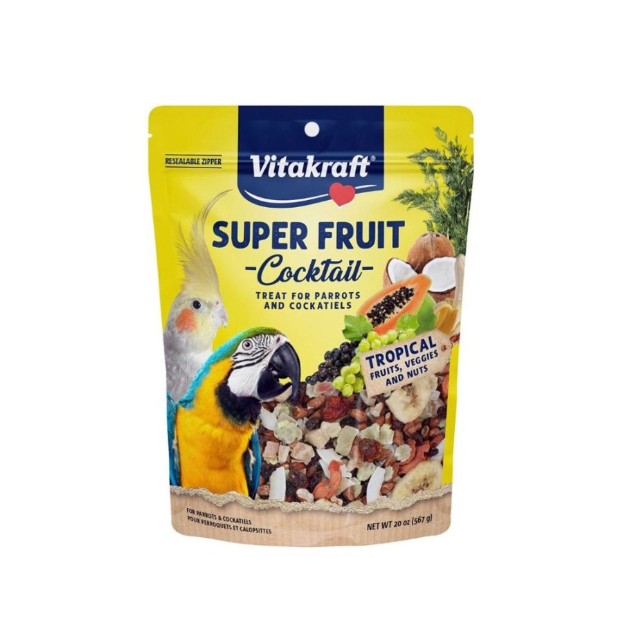 For Cats & Other Critters Vitakraft | Vitakraft Super Fruit Cocktail Treat For Parrots & Cockatiels 1Ea/20 Oz