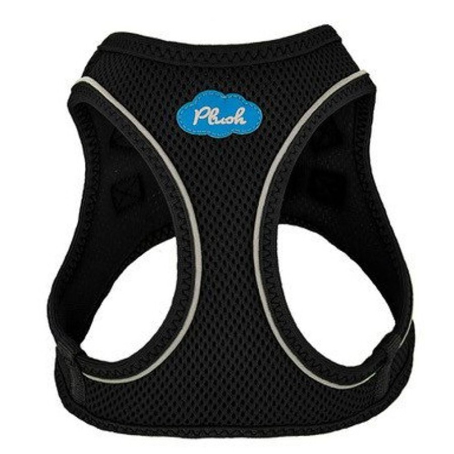 Harnesses Plush® | Black Plush Step In Vest Air-Mesh Harness