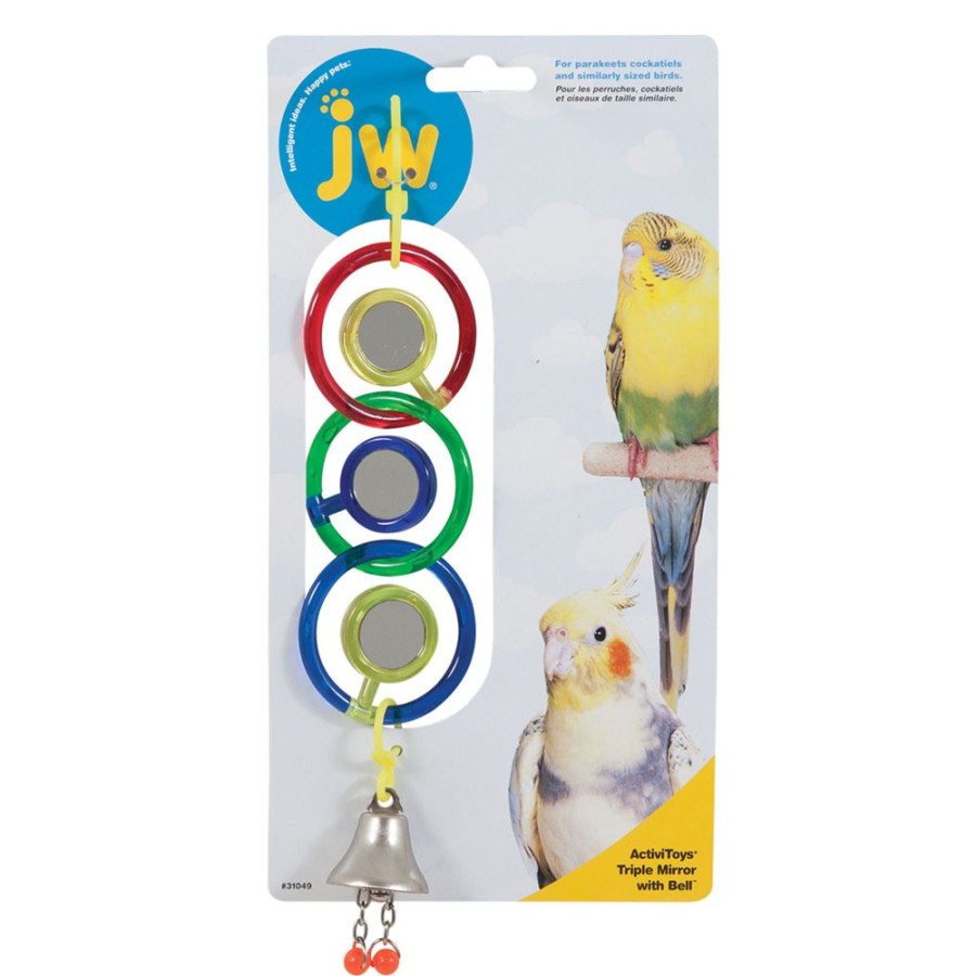 For Cats & Other Critters JW Pet | Jw® Activitoy Triple Mirror Bird Toy