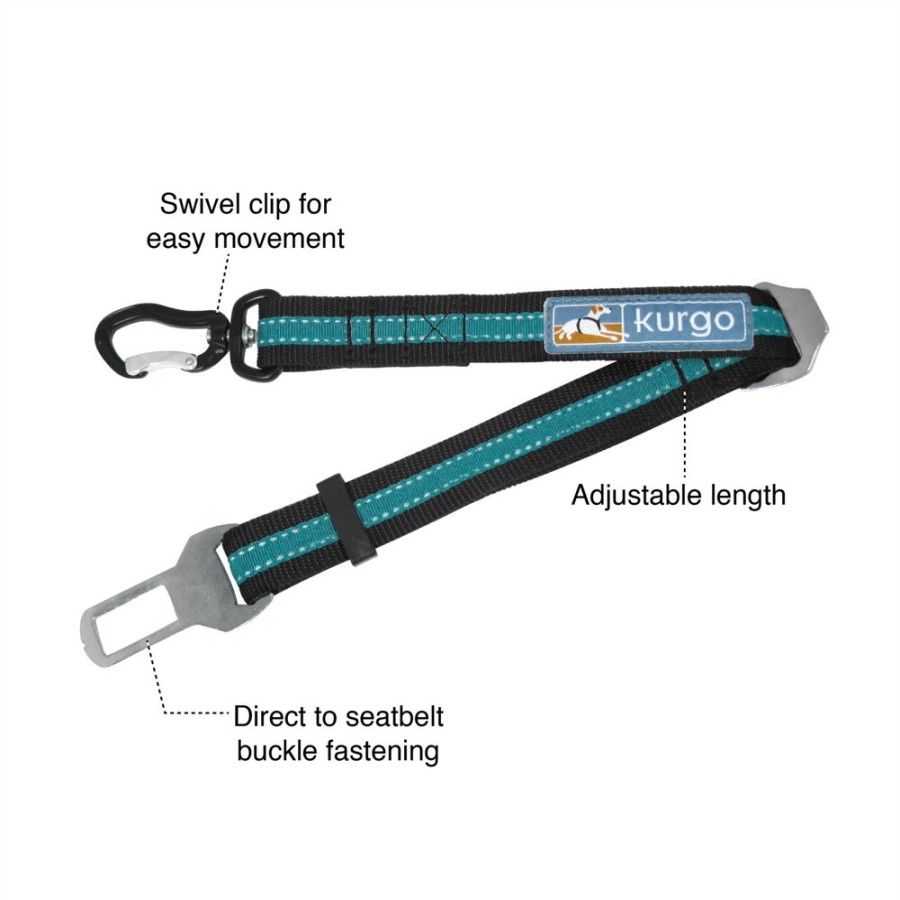 Travel Kurgo | Direct To Seatbelt Tether - Swivel