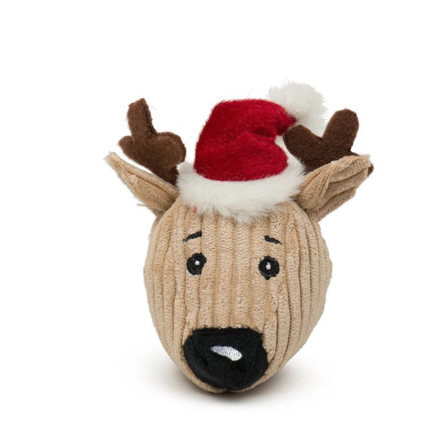 Special Occasion & Holiday Hugglehounds | Santa'S Reindeer Wee Huggles® Balls Dog Toys (5Pk)