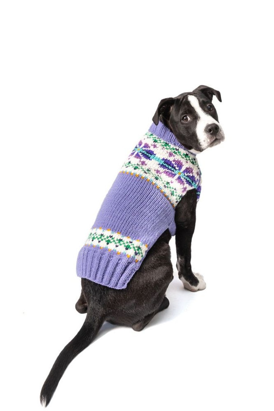 Pet Apparel (Continued) Chilly Dog | Lavender Flowers Dog Sweater