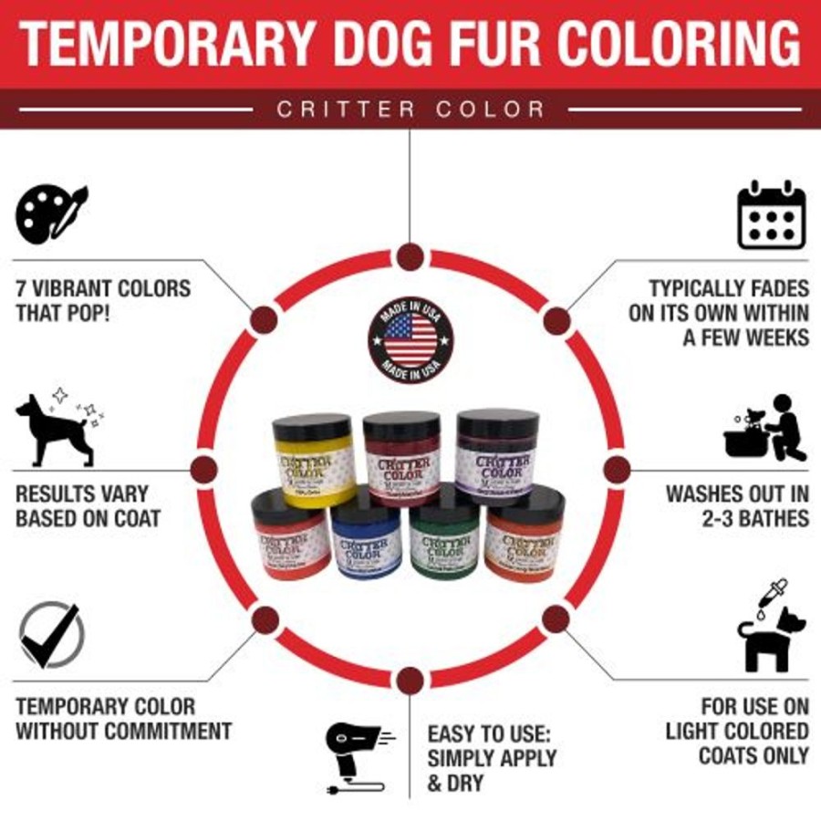 Grooming & Shampoos Warren London | Critter Color Temporary Fur Coloring