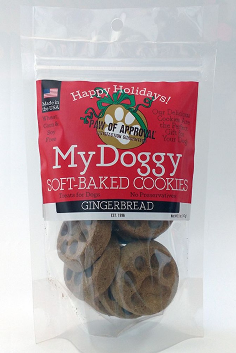 Special Occasion & Holiday My Doggy™ | 5 Oz Holiday Stocking Stuffer - Gingerbread - Seasonal