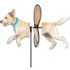 For The Home Windgarden by Premier Designs | Deluxe Petite Spinner - Yellow Lab