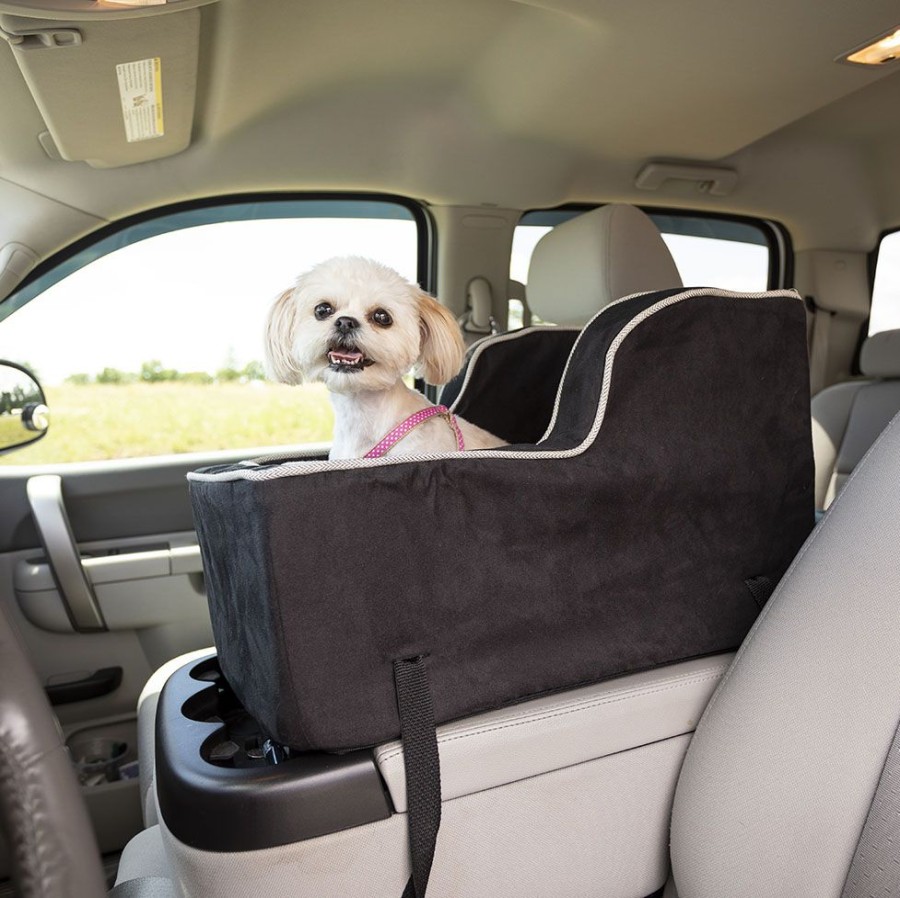 Travel Snoozer Pet Products | Snoozer Luxury High-Back Console Lookout® Dog Car Seat - Microsuede