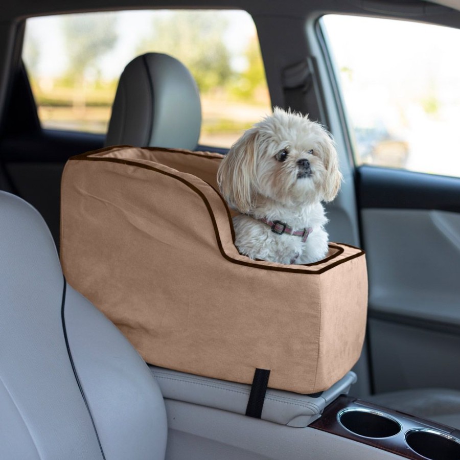 Travel Snoozer Pet Products | Snoozer Luxury High-Back Console Lookout® Dog Car Seat - Microsuede