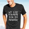 Stuff For Humans Imagine This Company | My Cat Is Smarter Than The President - 2-Pack Of T-Shirts