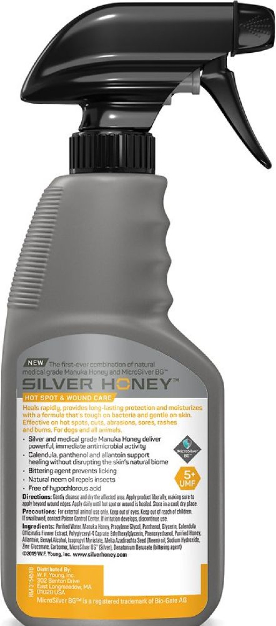 Grooming & Shampoos Absorbine Pet | Absorbine Pet - Silver Honey Hot Spot & Wound Care Spray 8 Fl Oz.