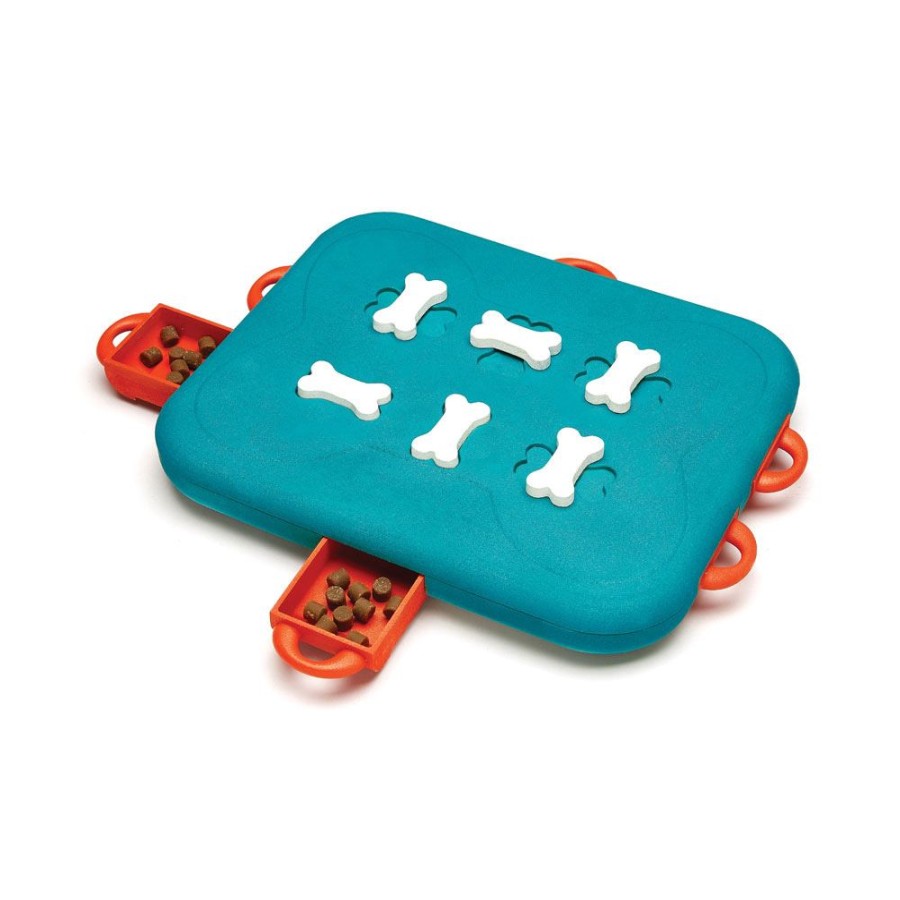 Toys & Playthings Nina Ottosson™ | Nina Ottosson Dog Casino Interactive Treat Dog Puzzle Toy Turquoise Level 3