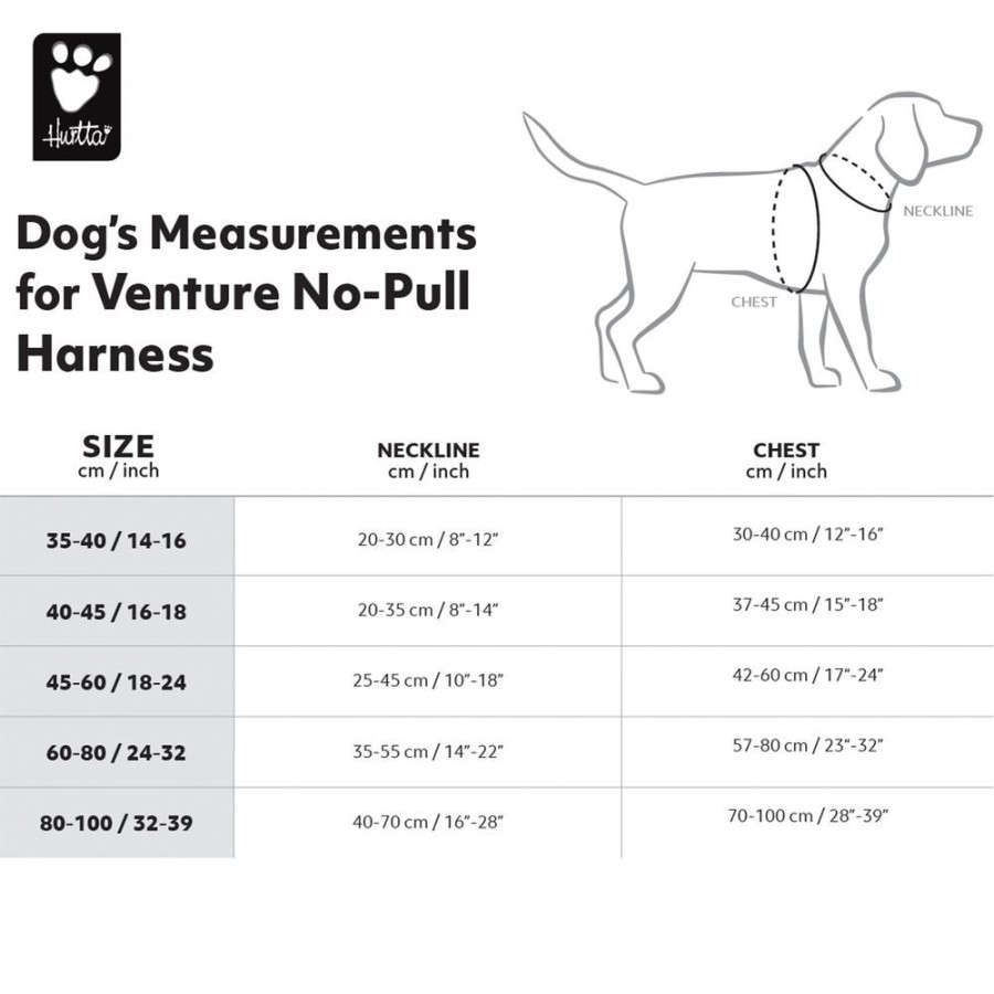 Harnesses Hurtta | Hurtta Venture No-Pull Harness In Shadow