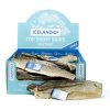 Retail Solutions Icelandic+ | Icelandic+ Short Cod Skin Strips Dog Fish Treat Display 36Ct 8-10"