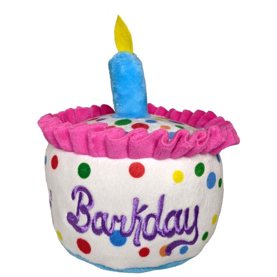 Special Occasion & Holiday Huxley & Kent® | Happy Barkday Cake Dog Toy