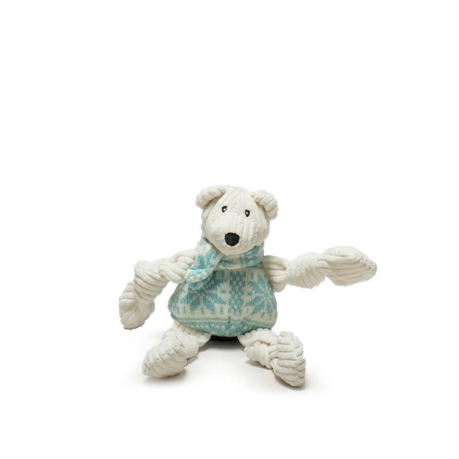 Special Occasion & Holiday Hugglehounds | Tundra Polar Bear Knottie® Plush Dog Toy