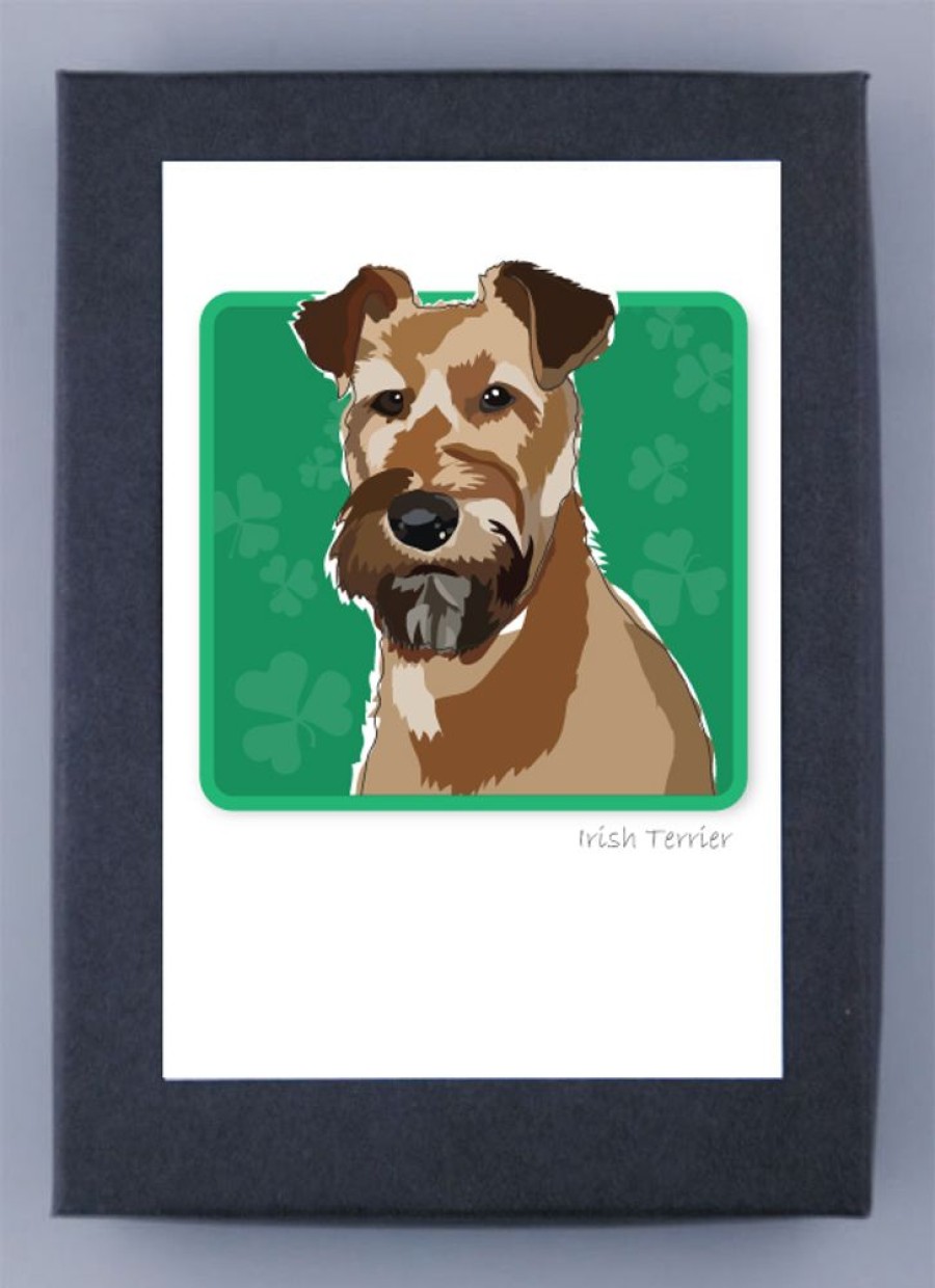 Special Occasion & Holiday Paper Russells | Irish Terrier - Grrreen Boxed Notes