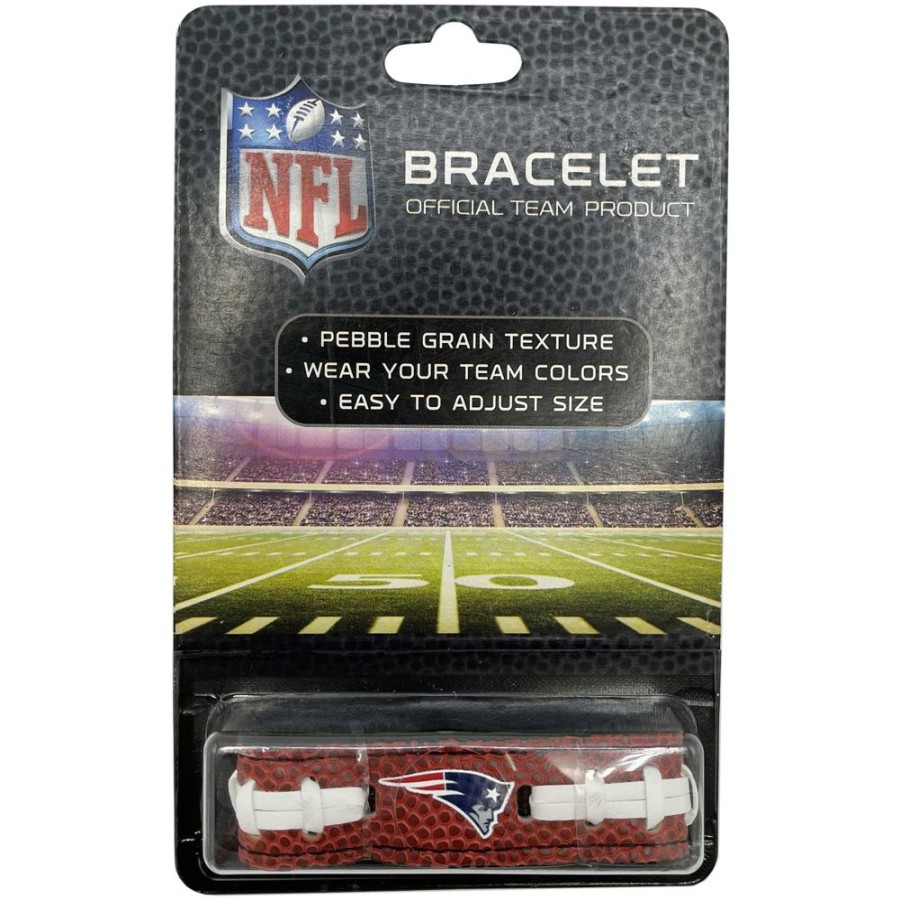 Stuff For Humans Pets First, Inc. | New England Patriots Human Pebble Grain Bracelet