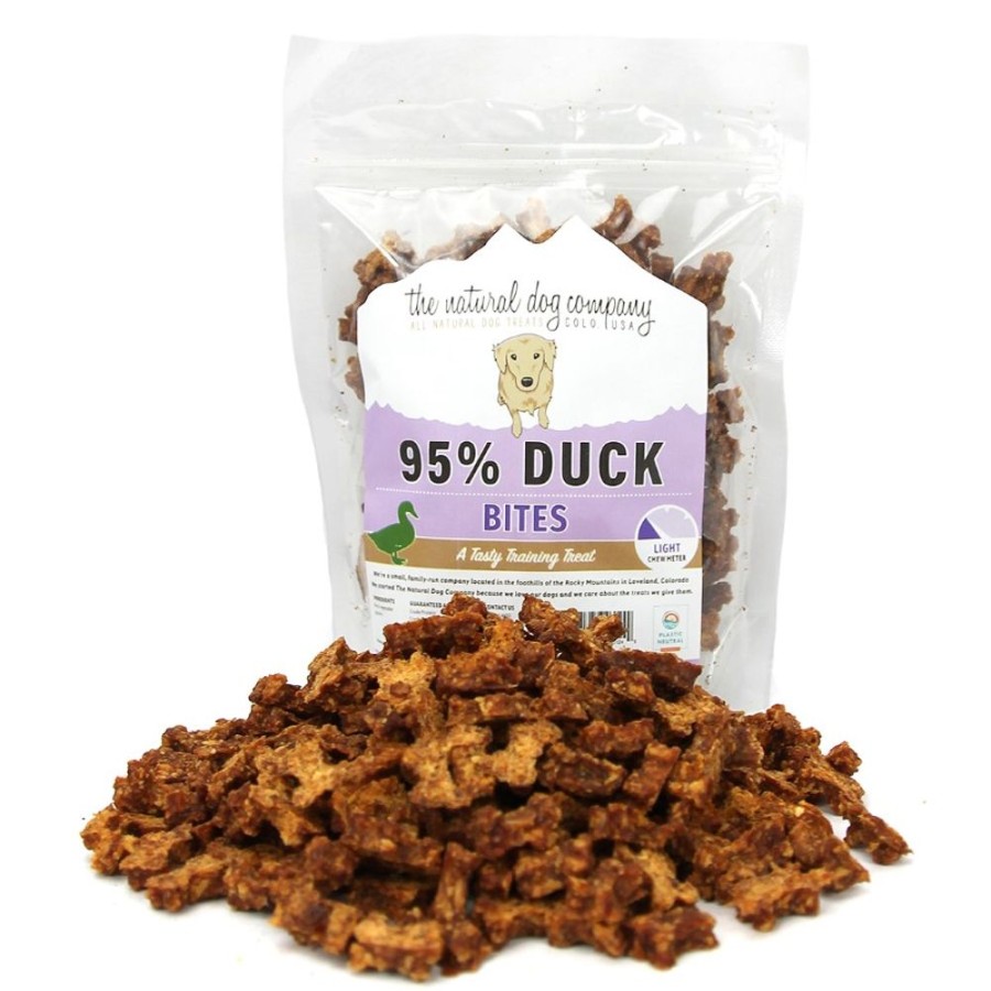 Treats Tuesday's Natural Dog Company | Duck Training Bites (95% Meat) - 6Oz Bag