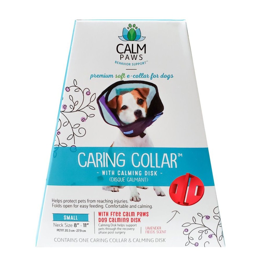 Health & Safety Calm Paws | Calm Paws Caring Collar W/ Calming Disk For Dogs