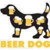 For The Home dog speak | Beer Dog - 3" Sticker