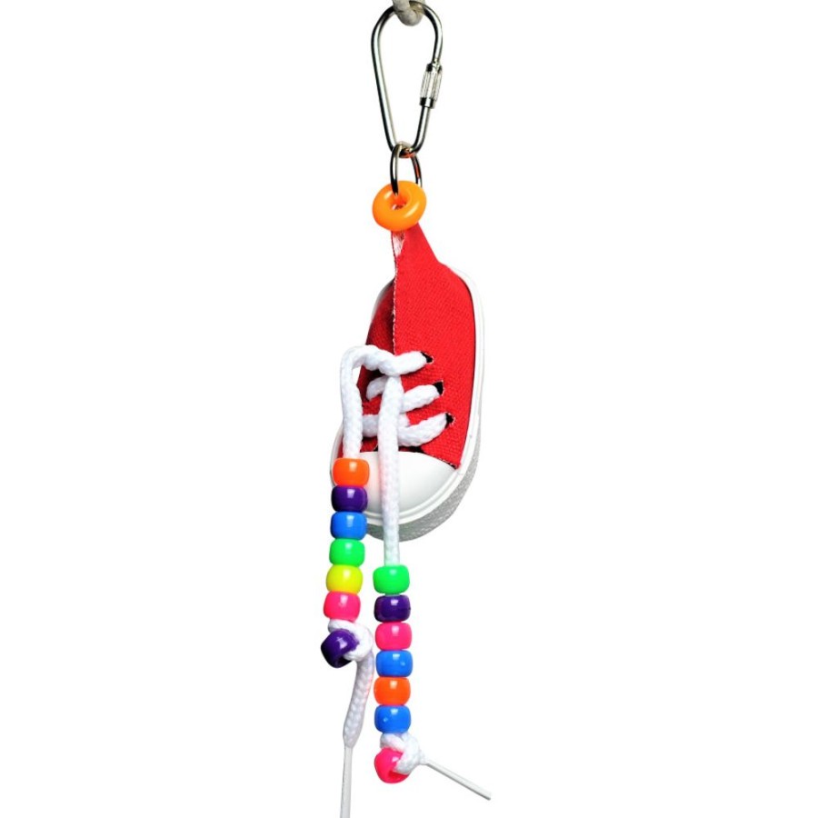 For Cats & Other Critters A&E Vitapol | A&E Cages Happy Beaks Sneakers Bird Toy One Size