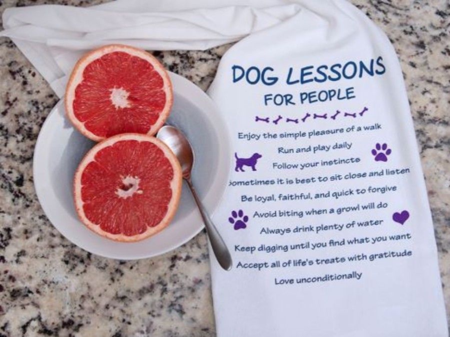 For The Home dog speak | Kitchen Towel - Dog Lessons