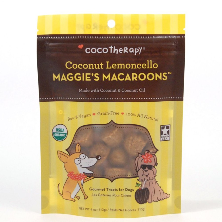 Treats CocoTherapy® | Coconut Lemoncello Maggie'S Macaroons From Cocotherapy®