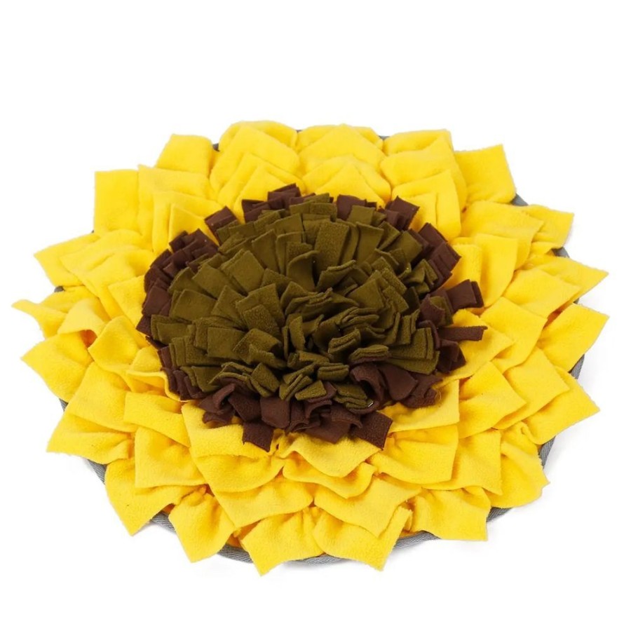 Bowls & Feeding Supplies Injoya | Sunflower Snuffle Mat