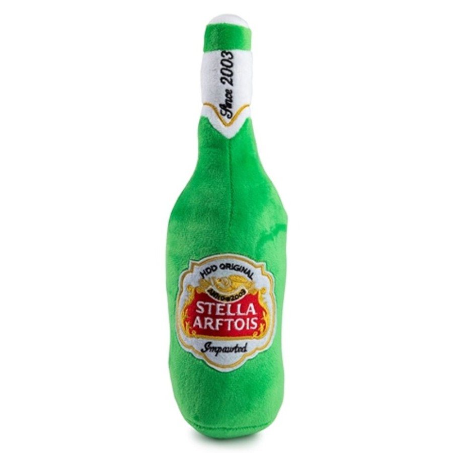 Toys & Playthings Haute Diggity Dog | Stella Arftois Beer Bottle Plush Toy By Haute Diggity Dog