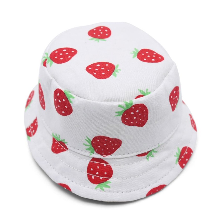 Pet Apparel Dogo® Pet Fashions | Bucket Hat Strawberry