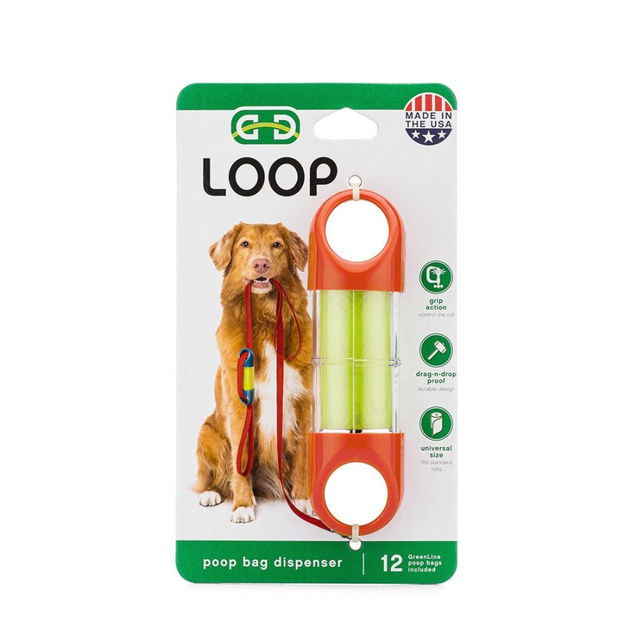 Stain, Odor & Clean-Up Products GreenLine Pet Supply | Loop For Poop - Orange