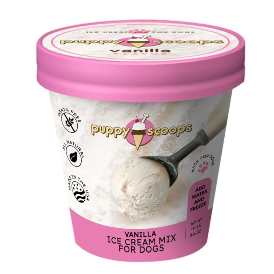 Treats Puppy Cake | Puppy Cakes - Puppy Scoops Ice Cream Mix - Vanilla 4.65Oz