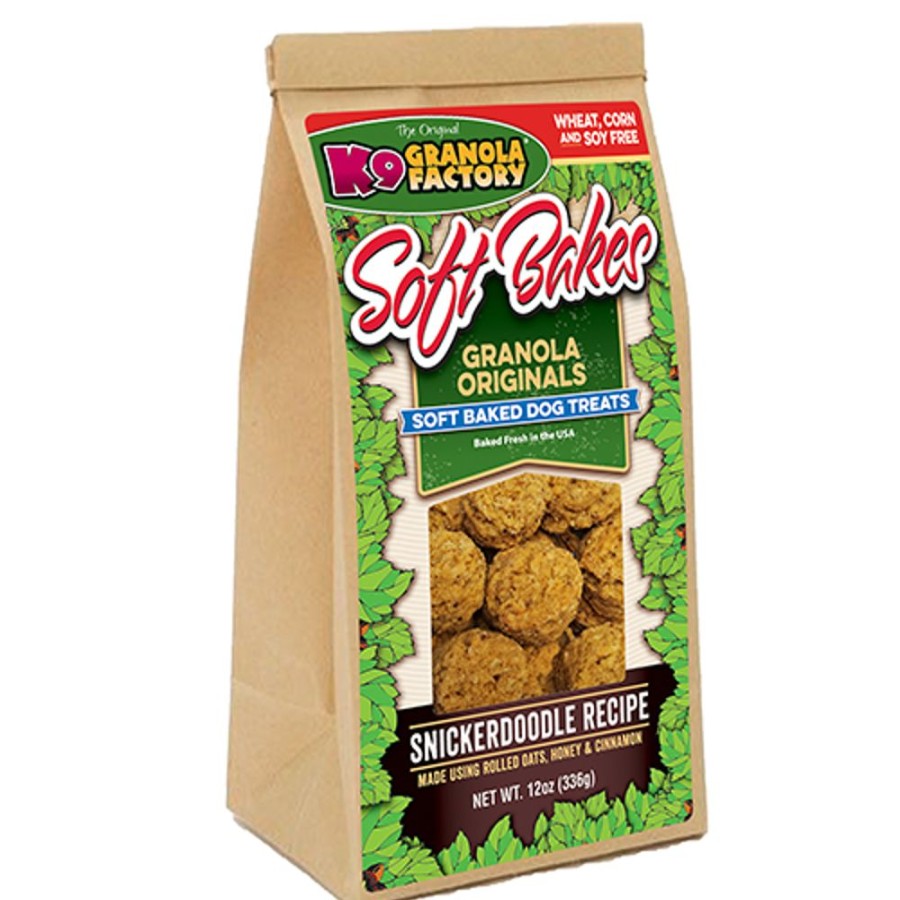 Treats K9 Granola Factory | Soft Bakes, Snickerdoodle Recipe Dog Treats, 12Oz