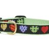 Collars, Leads & Accessories Up Country™ | Colorful Hearts Dog Collar Collection