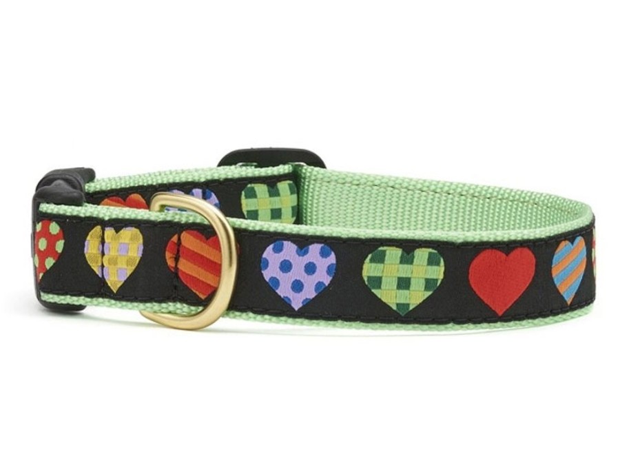 Collars, Leads & Accessories Up Country™ | Colorful Hearts Dog Collar Collection