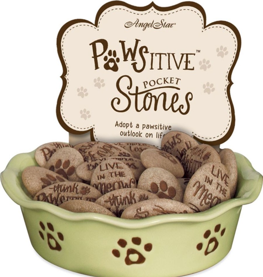 Special Occasion & Holiday AngelStar | 48 Piece Pawsitive Pocket Stones Assortment