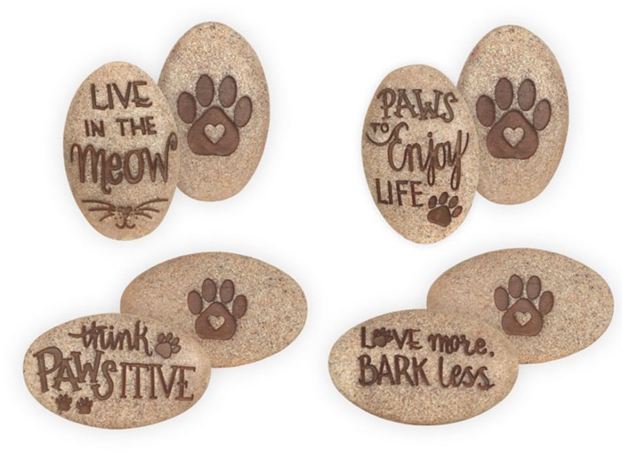 Special Occasion & Holiday AngelStar | 48 Piece Pawsitive Pocket Stones Assortment