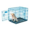 Beds, Crates, Etc. Petmate® | Petmate® 2 -Door Wire Puppy Crate Blue Or Pink