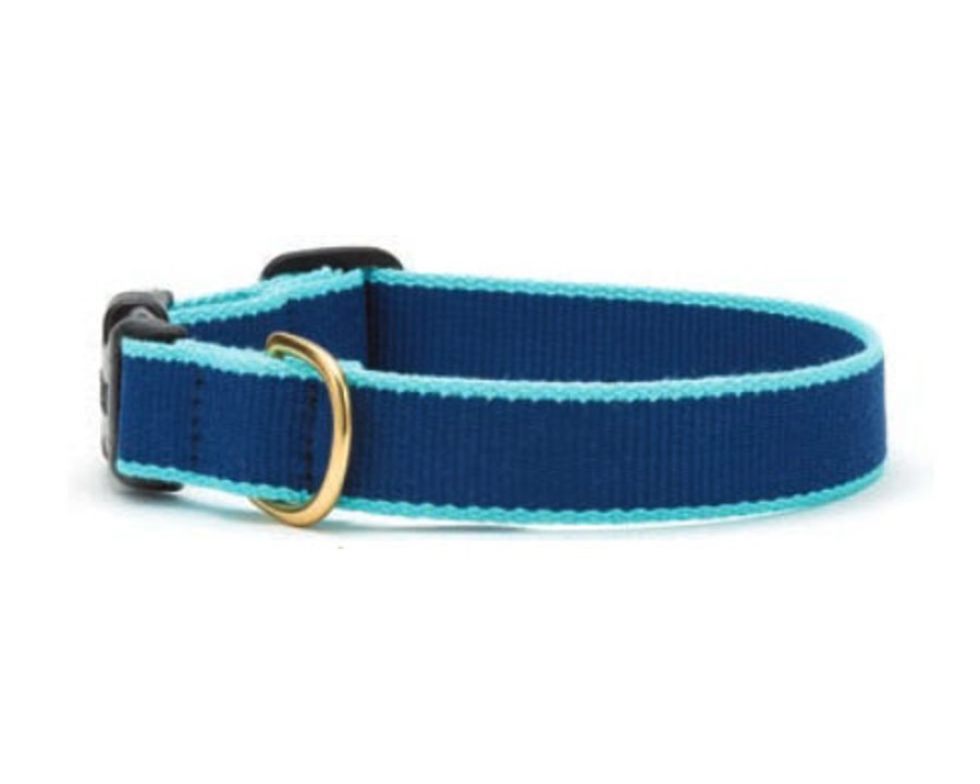 Collars, Leads & Accessories Up Country™ | Navy / Aqua - Color Market Collection Collars & Leads