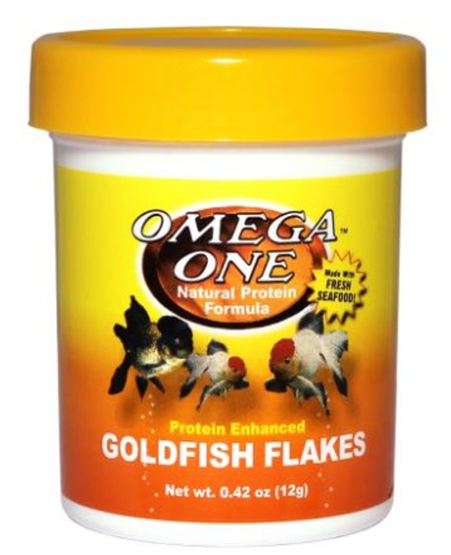 For Cats & Other Critters Boss Pet | Omega One - Goldfish Flakes .42 Oz - Usa Made