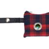 Stain, Odor & Clean-Up Products Jax & Bones | P.U.P. Waste Bag Dispenser - Tartan Navy And Red