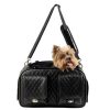 Totes & Carriers PETOTE® | Marlee 2 Black Quilted