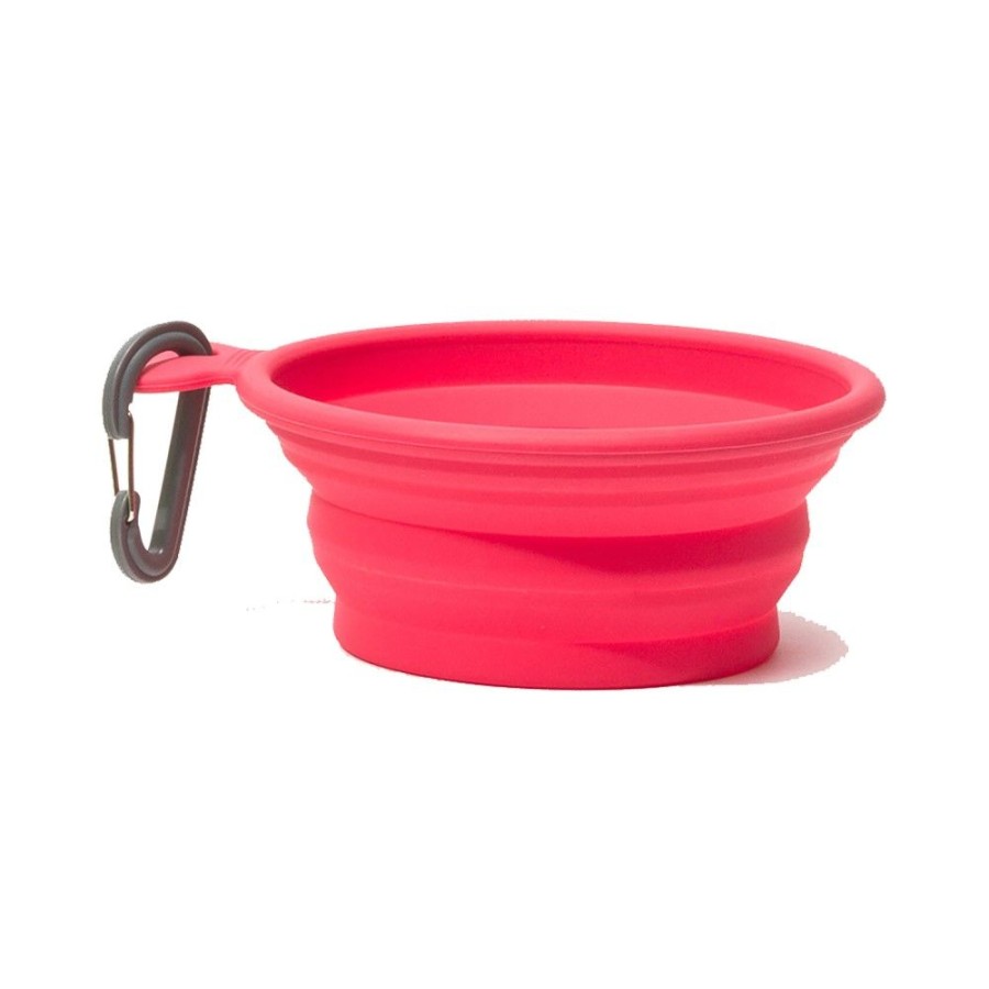 Travel Messy Mutts™ | Messy Mutts Silicone Collapsible Bowl Watermelon